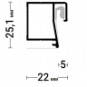 Профиль Flexy BRUS 04 (ПФ-8674) брус теневой (2м)